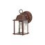 1 Light 8-5/8" Wall Lantern Cube Lantern w/ Clear Beveled Glass Color retail packaging