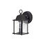 1 Light 8-5/8" Wall Lantern Cube Lantern w/ Clear Beveled Glass Color retail packaging