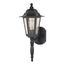 Cornerstone 1 Light 18" Wall Lantern w/ Clear Seed Glass Color retail packaging