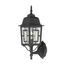 Banyan 1 Light 17" Outdoor Wall w/ Clear Water Glass Color retail packaging