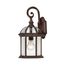 Boxwood 1 Light 15" Outdoor Wall w/ Clear Beveled Glass Color retail packaging