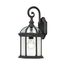 Boxwood 1 Light 15" Outdoor Wall w/ Clear Beveled Glass Color retail packaging