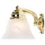 Empire 3 Light 21" Vanity w/ Alabaster Glass Bell Shades