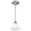 Empire 1 Light 7" Mini Pendant w/ Hang Straight Canopy