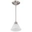 Empire 1 Light 7" Mini Pendant w/ Hang Straight Canopy