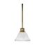 Empire 1 Light 7" Mini Pendant w/ Hang Straight Canopy