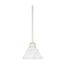Empire 1 Light 7" Mini Pendant w/ Hang Straight Canopy