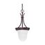 1 Light 10" Pendant Alabaster Glass Bell