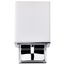 Bento 1 Light Vanity Fixture w/ Satin White Glass