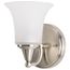 Surrey 1 Light Vanity Fixture w/ Frosted Glass