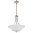 Surrey 3 Light Pendant Fixture w/ Frosted Glass
