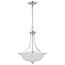 Surrey 3 Light Pendant Fixture w/ Frosted Glass