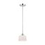 Soho 1 Light Mini Pendant w/ Satin White Glass