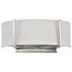 Gemini 2 Light Wall Sconce w/ Slate Gray Fabric Shade