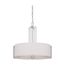 Gemini 4 Light Pendant w/ Slate Gray Fabric Shade