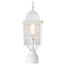 Adams 1 Light 17" Outdoor Post w/ Frosted Glass