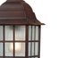 Adams 1 Light 16" Outdoor Hanging w/ Frosted Glass