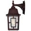 Banyan 1 Light 12" Outdoor Wall w/ Clear Water Glass