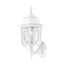 Banyan 1 Light 17" Outdoor Wall w/ Clear Water Glass White Finish