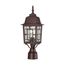 Banyan 1 Light 17" Outdoor Post w/ Clear Water Glass