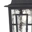 Banyan 1 Light 11" Outdoor Hanging w/ Clear Water Glass