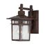 Cove Neck 1 Light 12" Outdoor Lantern w/ Clear Seed Glass