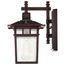 Cove Neck 1 Light 12" Outdoor Lantern w/ Clear Seed Glass