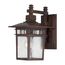 Cove Neck 1 Light 14" Outdoor Lantern w/ Clear Seed Glass