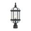 Boxwood 1 Light 19" Outdoor Post w/ Clear Beveled Glass