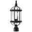 Boxwood 1 Light 19" Outdoor Post w/ Clear Beveled Glass