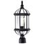 Boxwood 1 Light 19" Outdoor Post w/ Clear Beveled Glass