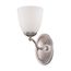 Patton 1 Light Vanity Fixture w/ Frosted Glass