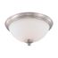Patton 3 Light Flush Fixture w/ Frosted Glass