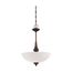 Patton 3 Light Pendant w/ Frosted Glass