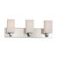 Vista 3 Light Vanity Fixture w/ Etched Opal Glass