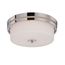 Parallel 3 Light Flush Fixture w/ Etched Opal Glass
