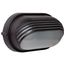 1 Light 10" Oval Hood Bulk Head Die Cast Bulk Head