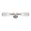 Beaker 2 Light Wall Sconce w/ Clear Glass Vintage lamps Included