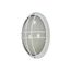 1 Light 13" Large Oval Cage Bulk Head Die Cast Bulk Head