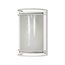 1 Light 10" Rectangle Bulk Head Die Cast Bulk Head