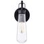 Beaker 1 Light Wall Sconce w/ Clear Glass
