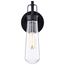 Beaker 1 Light Wall Sconce w/ Clear Glass