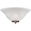 Ballerina 1 Light Wall Sconce Old Bronze w/ Alabaster Glass