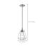 Vintage 1 Light Caged Pendant Vintage Lamp Included