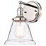 Vintage 1 Light Sconce w/ Clear Glass Vintage Lamp Included