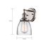 Vintage 1 Light Sconce w/ Clear Glass Vintage Lamp Included