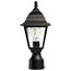 Briton 1 Light 14" Post Lantern w/ Clear Glass