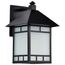 Drexel 1 light 9" Outdoor Wall Fixture w/ Frosted Seed Glass