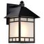 Drexel 1 light 9" Outdoor Wall Fixture w/ Frosted Seed Glass