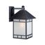 Drexel 1 light 10" Outdoor Wall Fixture w/ Frosted Seed Glass